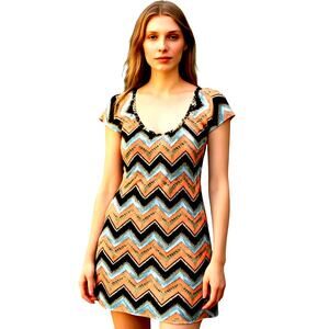 Ultra Flirt 2X Women's Short Sleeve Maxi BOHO Sun Dress Plus 18W 20W XXL 2XL